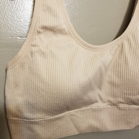 Torrid Tan Ribbed Bralette, Plus Size 2X - Picture 2 of 4